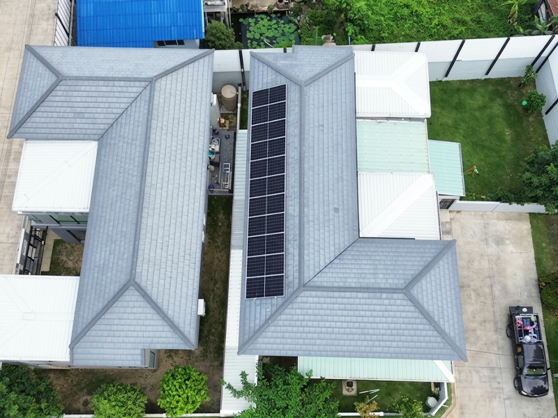 บ้านพักอาศัย On-Grid System