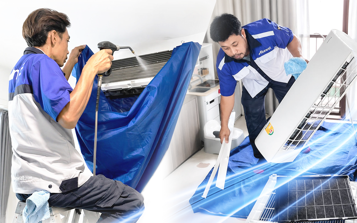 บริการล้างแอร์มาตรฐาน Standard AC Cleaning