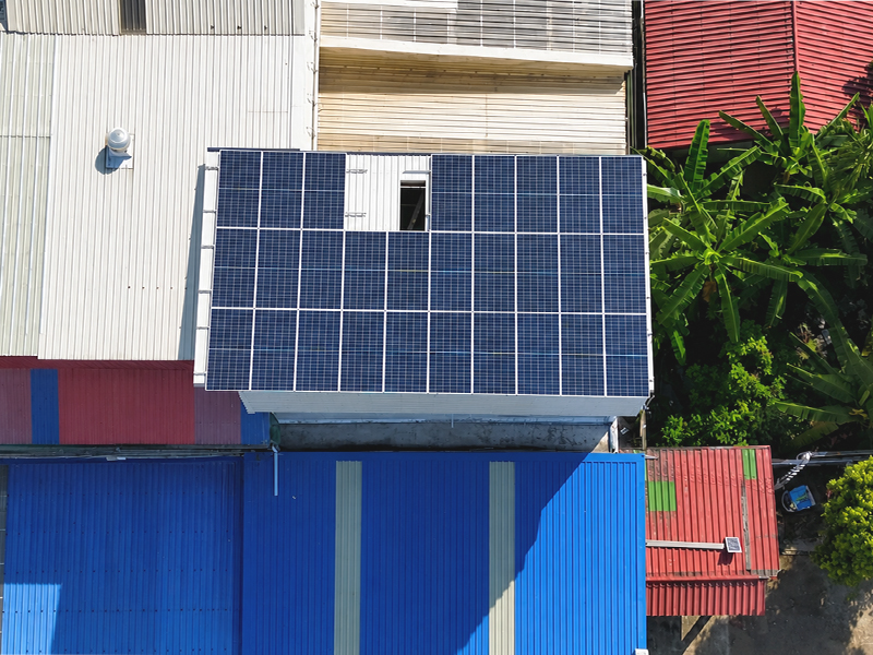 โรงงาน Solar Rooftop — Drone