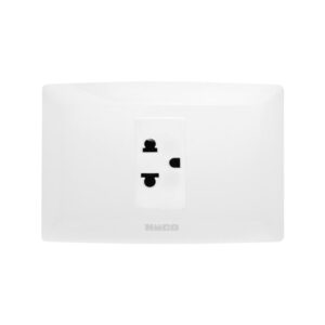HaCO ชุดเต้ารับ 3 ขา 1 ช่อง พร้อมหน้ากาก Alpha AP-E10 (1)